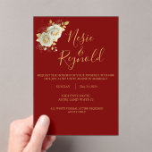 Acrylic Invitation アクリル招待状 (インサイチュ (ポータブル))