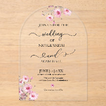 Acrylic Invitation