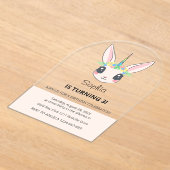 Acrylic Invitation アクリル招待状 (レイダウン)