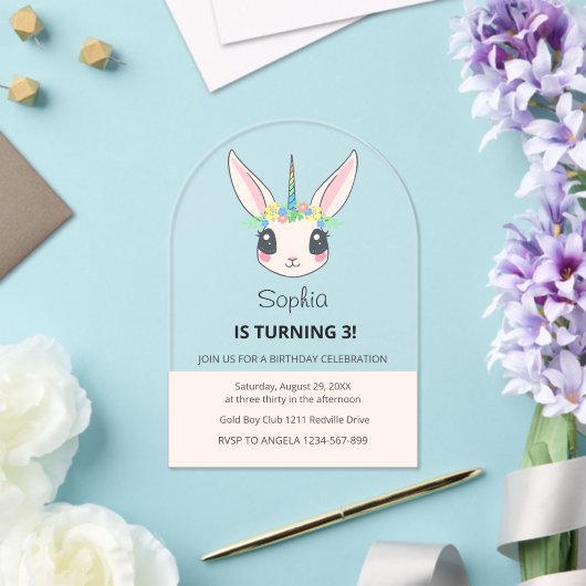 Acrylic Invitation アクリル招待状 (インサイチュ (ウェディング))