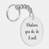 Acrylic Key-chain,Short Quotes key-chain キーホルダー (正面左)