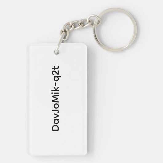 Acrylic Keychain キーホルダー (裏面)