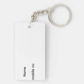 Acrylic keychain キーホルダー (裏面)