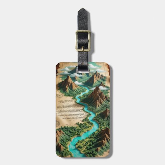 Acrylic Keychain ラゲッジタグ (正面縦)