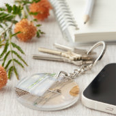 Acrylic Keychain Curtain in the Wind キーホルダー (正面右)