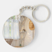 Acrylic Keychain Curtain in the Wind キーホルダー (裏面)