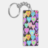 Acrylic Keychain "Hearts" キーホルダー (正面左)