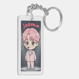 Acrylic Keychain Jaemin Pink Hair Edition キーホルダー