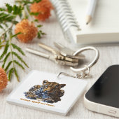 Acrylic Keychain – Leopard Logo | Instinct, Speed キーホルダー (正面右)