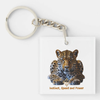 Acrylic Keychain – Leopard Logo | Instinct, Speed キーホルダー