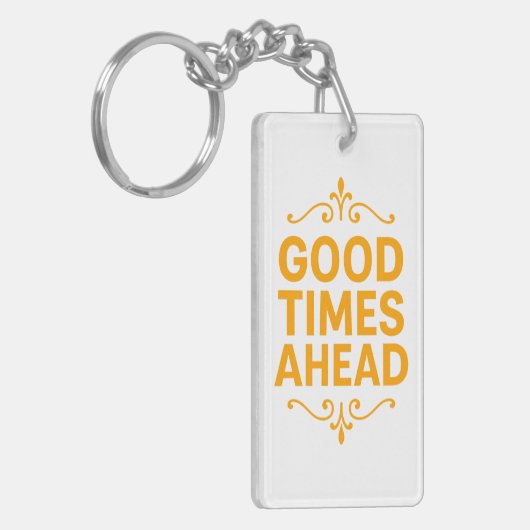 Acrylic Keychain, Rectangle (double-sided) キーホルダー (正面左)