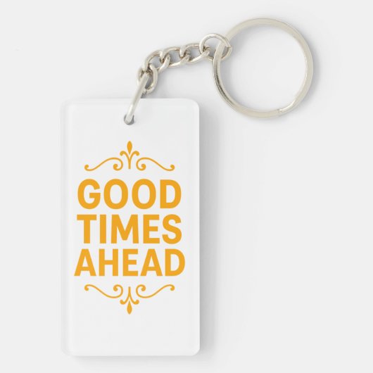 Acrylic Keychain, Rectangle (double-sided) キーホルダー (裏面)