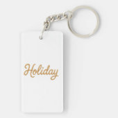 Acrylic Keychain, Rectangle (double-sided) キーホルダー (裏面)