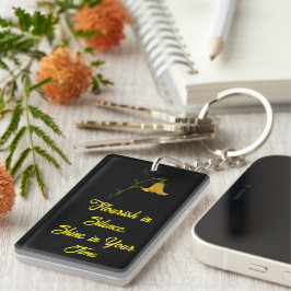 Acrylic Keychain Rectangle (One Side) – Flowers キーホルダー