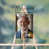 Acrylic Memorial Sign for Wedding Reserved Chair  アクリルサイン (ニュートラル)