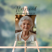 Acrylic Memorial Sign for Wedding Reserved Chair  アクリルサイン (ニュートラル)