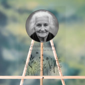 Acrylic Memorial Welcome Sign with Photo アクリルサイン (ニュートラル)