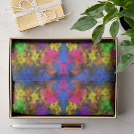 Acrylic Neon Colors Paint Splatter Splash Abstract 薄葉紙