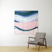 acrylic, paint, abstract. Closeup of the painting. タペストリー (インサイチュ)