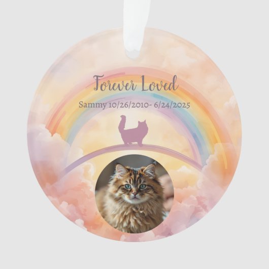 Acrylic Pet Memorial Ornament – My Guardian Angel オーナメント (正面)