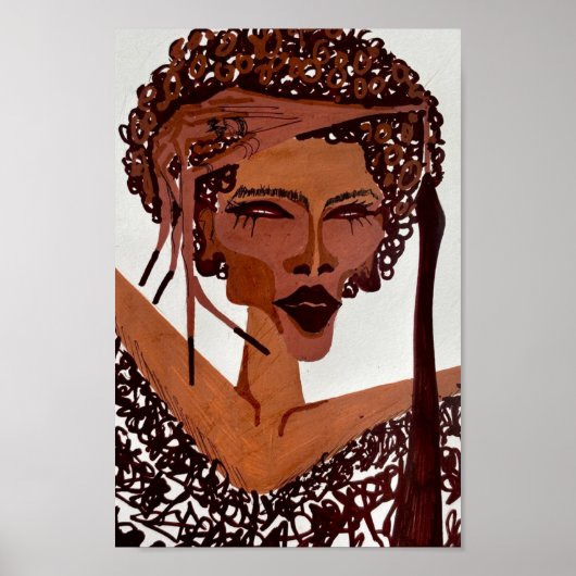 acrylic portrait ポスター (正面)