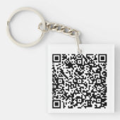 Acrylic QR Code Keychain キーホルダー (正面)