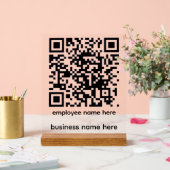 Acrylic QR Code Sign アクリルサイン (ウェディング)