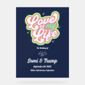 Acrylic Sign アクリルサイン (正面)