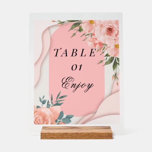 Acrylic Sign アクリルサイン (正面)