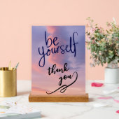 Acrylic Sign  be self  thank you  self love アクリルサイン (ウェディング)