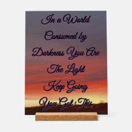 Acrylic Sign Insperational アクリルサイン