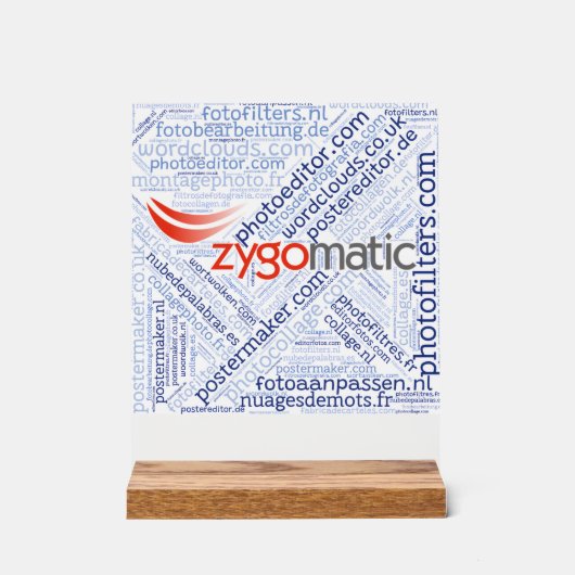 Acrylic Sign (square) アクリルサイン (正面)