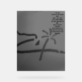 Acrylic Sign THE SIGN POEM  STYLE DESIGN アクリルサイン