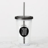 Acrylic Tumblerロゴはこちら アクリルタンブラー (正面)