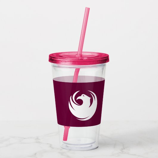 Acrylic Tumbler with flag of Phoenix City アクリルタンブラー (裏面)