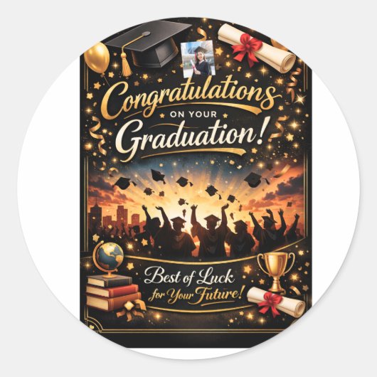 Acrylic Wall Art ラウンドシール (正面)