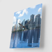 Acrylic Wall Clock スクエア壁時計 (傾斜)