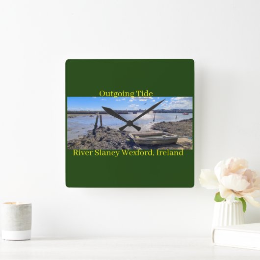 Acrylic Wall Clock スクエア壁時計 (ホーム)