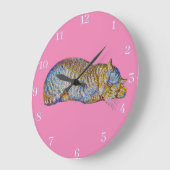 Acrylic Wall Clock ラージ壁時計 (傾斜)