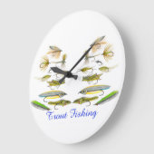Acrylic Wall Clock ラージ壁時計 (傾斜)