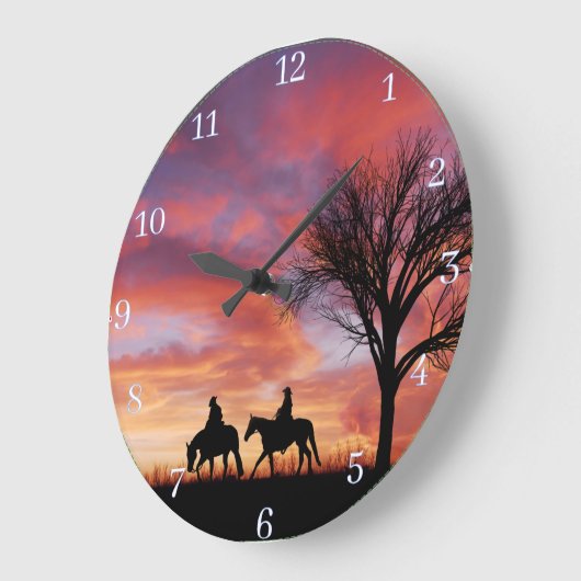 Acrylic Wall Clock ラージ壁時計 (傾斜)