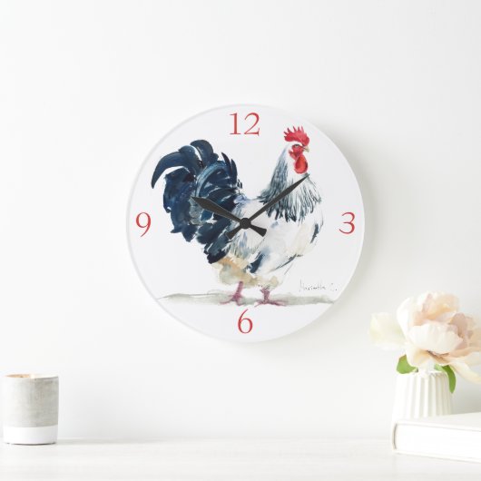 Acrylic Wall Clock, Square Square Wall Clock ラージ壁時計 (ホーム)