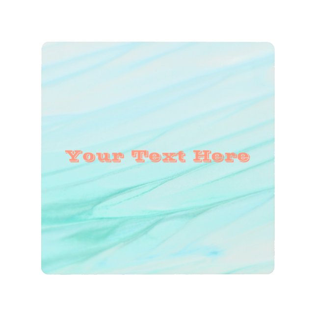 Acrylics Decal: Beautiful Abstract Art for Every H メタルプリント (正面)