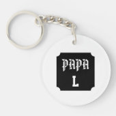 Acrylique Double Face PAPA Personnalisé キーホルダー (正面)