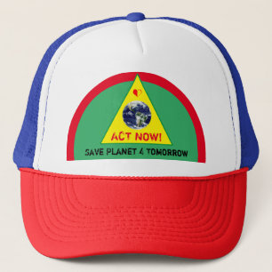 ACT NOW & 救 Planet 4 Tomorrow - Climate (hat) キャップ