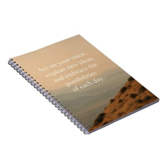 Act on Your Vision Note Journal ノートブック (右側)