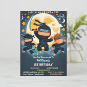 Act War Fight Boy Moon忍者戦士1歳 招待状 (スタンド正面)