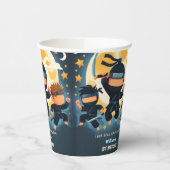 Act War Fight Boy Moon忍者戦士1歳 紙コップ (左)