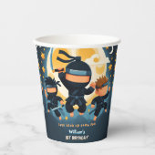 Act War Fight Boy Moon忍者戦士1歳 紙コップ (正面)