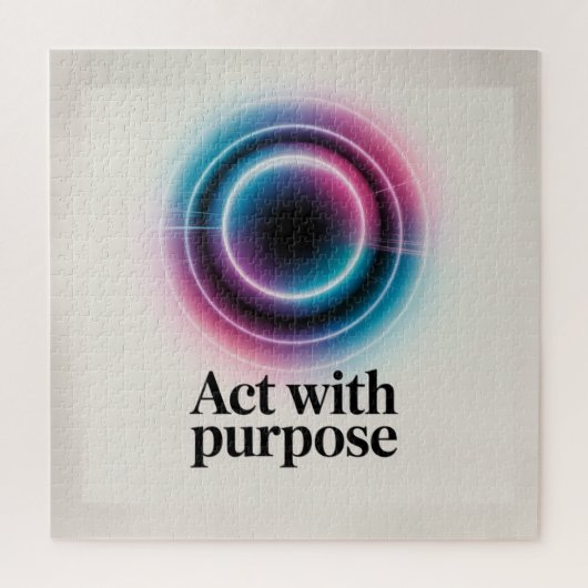 Act With Purpose ジグソーパズル (縦)